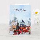 Search for train christmas cards Merry