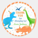 Search for dinosaur party favor stickers Birthday