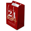 Search for red and gold gift bags Modern elegant
