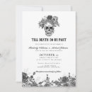 Search for till death do us part wedding invitations Skull
