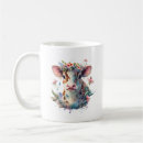 Search for pink cows mugs Watercolor