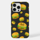 Search for food lovers iphone cases Hamburger