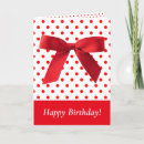 Search for festive red cards Polka dots