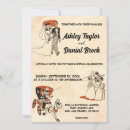 Search for funny bride and groom cartoon invitations Vintage