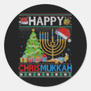 Search for chrismukkah stickers Funny