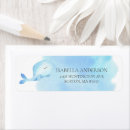 Search for whale baby shower return address labels Animals