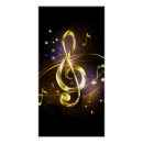Search for music symbols posters Black