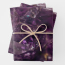 Search for gemstones wrapping paper Amethyst