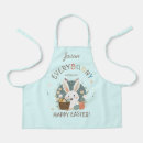 Search for easter bunny kids aprons Whimsical