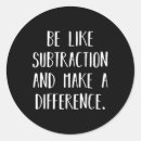 Search for subtraction stickers Be like subtraction