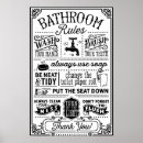 Search for bathroom rules posters Wash your hands