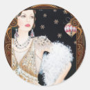 Search for the 1920s stickers Flapper