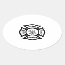 Search for fire fighter stickers Red fire truck