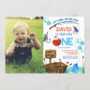 Search for fishing 1st birthday invitations Little fisherman