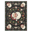 Search for black christmas tablecloths Santa