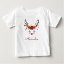 Search for holiday baby girl tshirts Reindeer