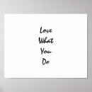 Search for do what you love posters Motivational