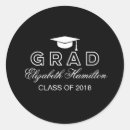 Search for grad party stickers Black