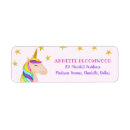Search for girly glitter return address labels Fairytale
