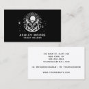 Search for tarot business cards Black and white
