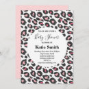 Search for leopard print baby shower invitations Elegant