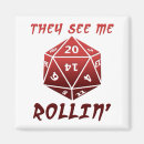 Search for dungeons dragons magnets D20