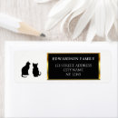 Search for black cats return address labels Pets