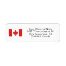 Search for canadian flag return address labels Canada