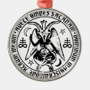 Search for pentagram christmas tree decorations Baphomet