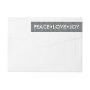 Search for peace and joy return address labels Stylish