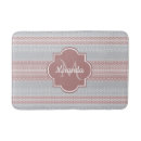Search for pink and grey bath mats Chic