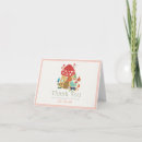 Search for mushrooms thank you cards Whimsical