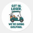 Search for retro golfer stickers Golfpro