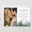 Search for two trees invitations Watercolor