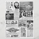 Search for vintage newspaper ads Collage