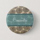 Search for beige flower badges Vintage