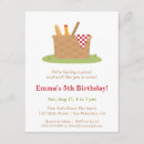 Search for summer picnic birthday invitations Outdoors