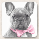 Search for bulldog coasters Frenchie