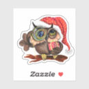 Search for cute christmas owl stickers Bird