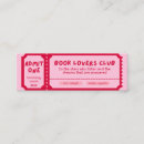 Search for bookmark business cards Author