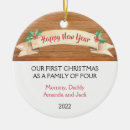 Search for family of 4 christmas tree decorations Picture
