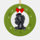 Search for standard poodle christmas tree decorations Dog