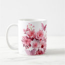 Search for pink butterflies mugs Floral