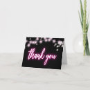 Search for neon lights thank you cards Modern