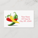 Search for chili business cards Red