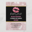 Search for lips invitations Rose gold