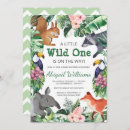 Search for wild jungle baby shower invitations Woodland