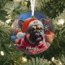 Search for french bulldog christmas decor Funny