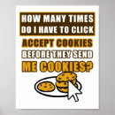 Search for funny cookie posters Chocolate chip cookie