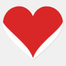 Search for playing poker stickers Heart
